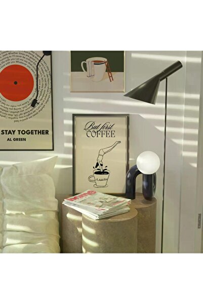 Esci Design Framed Coffee Corner Painting - Kitchen Painting - Kitchen Wall Art - Trend Painting - Kahve1002