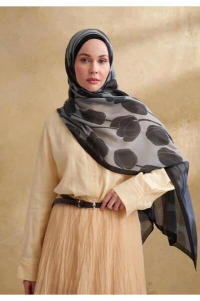ARMANDA Tulip Pattern Shawl 3380-Grey