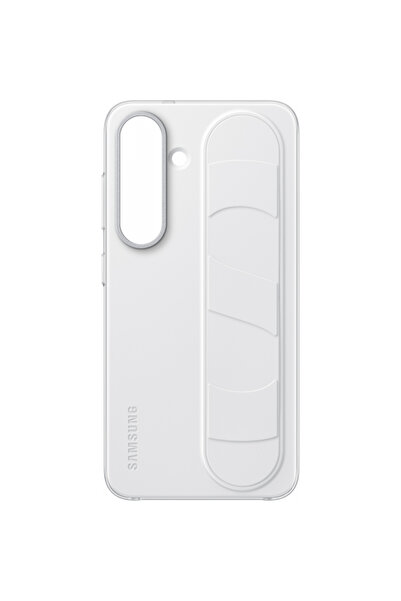Samsung Husa pentru Galaxy S25 S931, Standing Grip, Alba EF-GS931CWEGWW