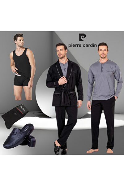 Pierre Cardin ERKEK LİSANSLI 6'LI KUTULU DAMAT ÇEYİZ SETİ THCL0VR5PC