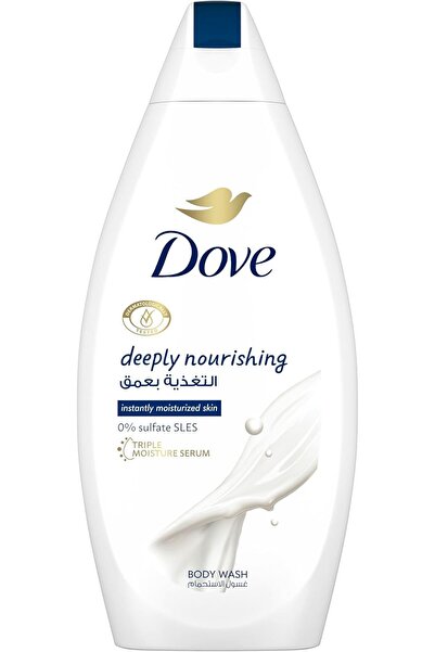 Dove Deeply Nourishing Body Wash, Instant Hydration, Original, Sulfate- & Paraben-free, 750 ml