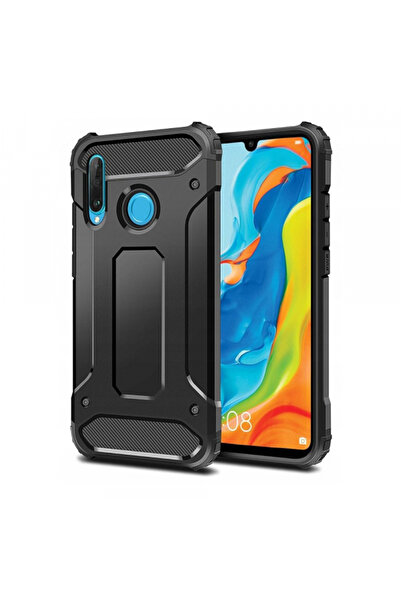OEM Husa pentru Huawei P30 lite New Edition / P30 lite, OEM, Armor, Neagra