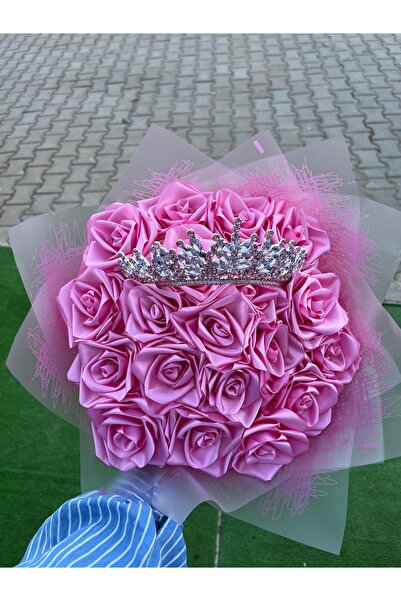 Saten gül Yapay & Kuru Çiçek