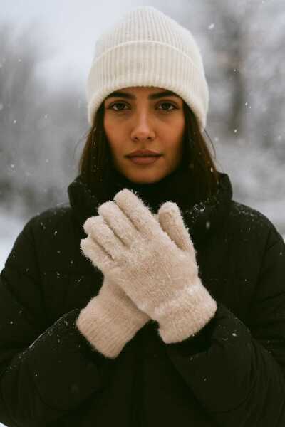 SEBURAM COLLECTION قفازات نسائية ناعمة من الفرو