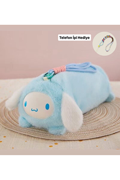 synshop Cinnamoroll Labubu Плюшевий пенал з підвіскою Пенал для олівців Іграшкова сумка Гаманець Косметичка