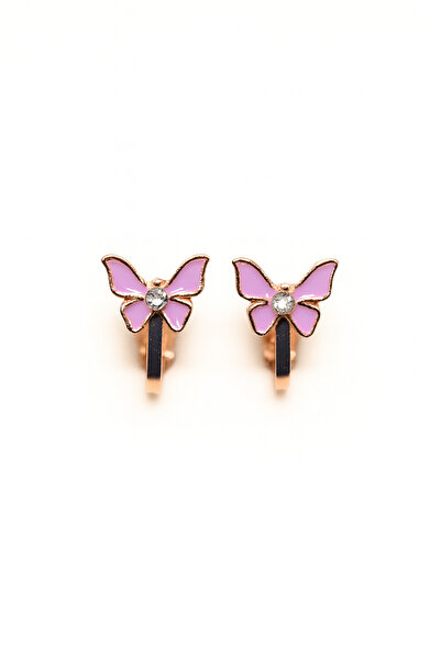 MakeWell Clip-On Earrings for People Without Pierced Ears Butterfly Design for Non-Pierced Ears