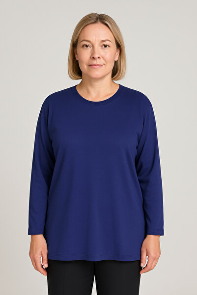 Mutlu Ertan بلوزة ريبانالي بياقة دائرية