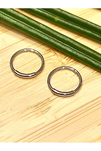 Monalisa Home حلقة فضية اللون للجنسين من الفولاذ