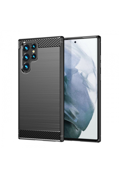 OEM Husa pentru Samsung Galaxy S23 Ultra S918, OEM, Carbon, Neagra