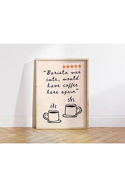 Esci Design Framed Coffee Corner Painting - Kitchen Painting - Kitchen Wall Art - Trend Painting - Kahve1002