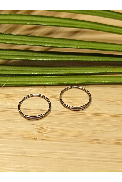 Monalisa Home حلقة فضية اللون للجنسين من الفولاذ