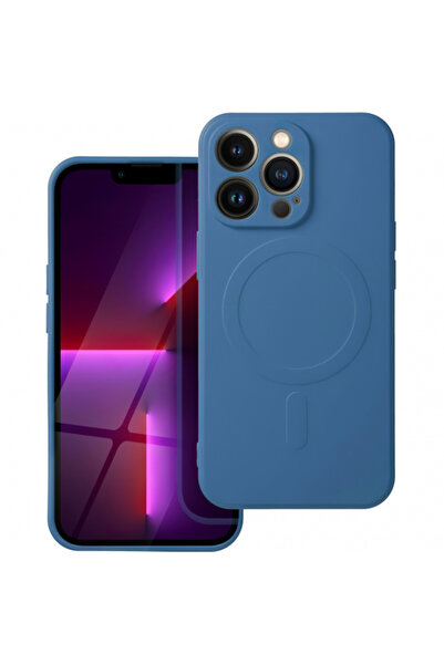 OEM Husa MagSafe pentru Apple iPhone 16 Pro Max, OEM, Silicone Mag, Albastra