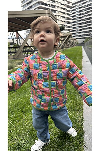 BabyDia Seasonal Colorful Quilted Coat