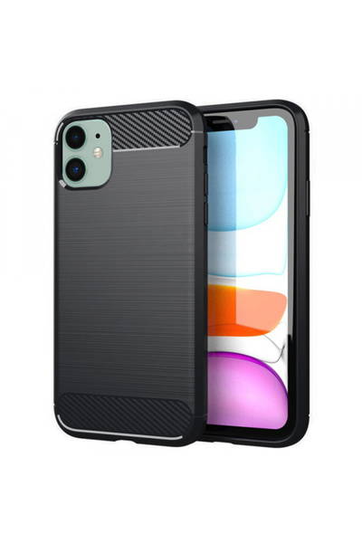 Techsuit Husa pentru Apple iPhone 11, Techsuit, Carbon, Neagra