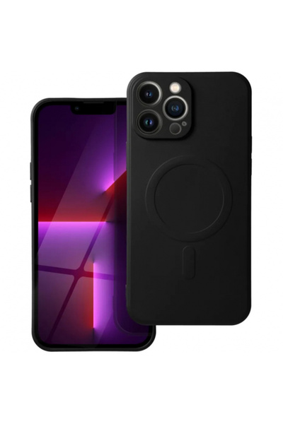 OEM Θήκη MagSafe για Apple iPhone 13 Pro Max, OEM, Σιλικόνη, Μαύρη
