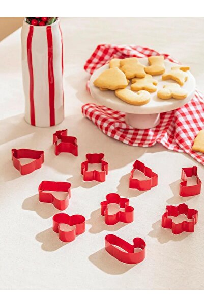 LC Waikiki Christmas Themed Cookie Mold 10-Piece (W5)