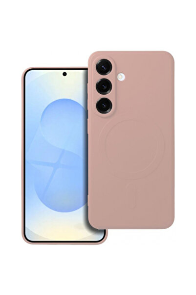 OEM Husa MagSafe pentru Samsung Galaxy S25 Edge S937, OEM, Silicone Mag, Roz