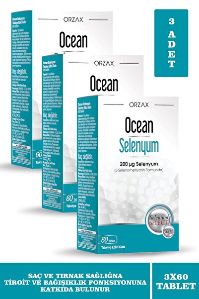 Ocean Selenium 200 Mcg 60 Tablets 3 Pieces