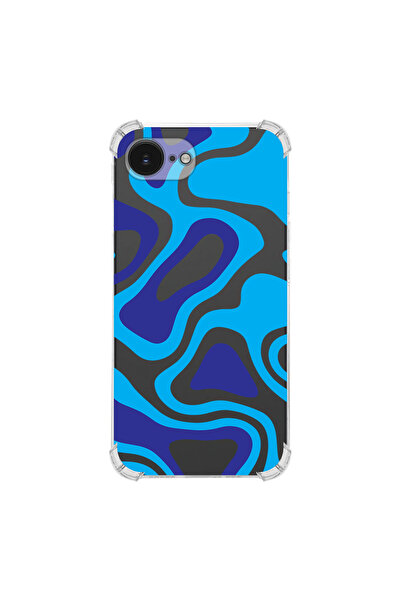 PrintiFy Colorful Pattern 3 Printed Corner Protection Transparent Case Compat...