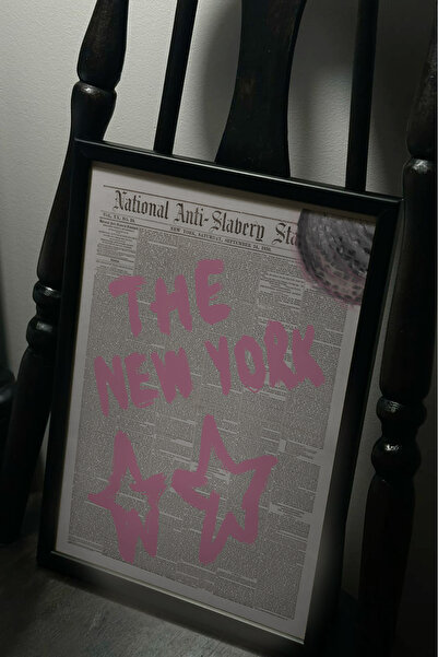 Taranist Poster - New York Disko Topu Gazete Fon