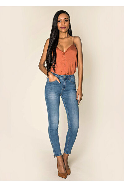 Nina Carter Μπλε Λεπτό Γυναικείο Τζιν P117-5 M10