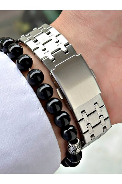 Tisaati Special Premium Luxury Series Honor Single Watch Model Metal Band Calendar Men's Wristwatch-Wristband Gifted