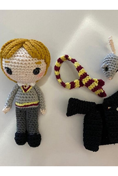 SLECrochet El Yapımı Harry Potter Amigurumi Oyuncak Seti – Harry Potter Ron H...
