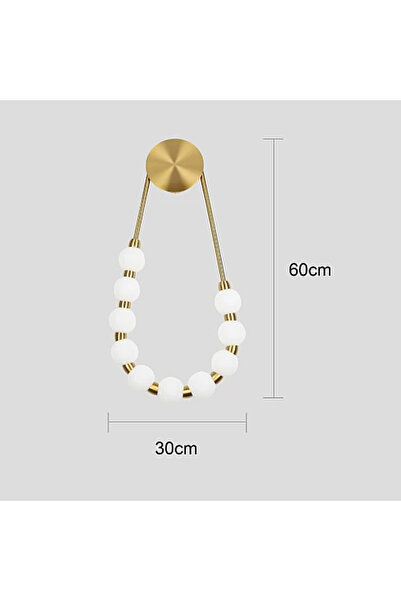 HAMER Modern oil-based wall lamp with yellow lighting, 9 watts, 60 cm