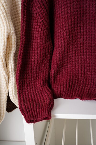 no7man Raflen Burgundy Sweater