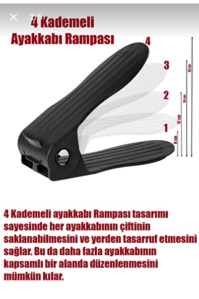 AbaqKalza Ayakkabı düzenleyici rampası 10 adet