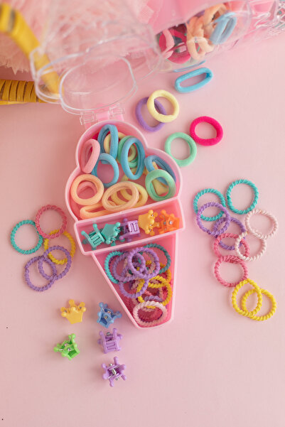 chipiques مجموعة مشابك صغيرة ملونة للأطفال مكونة من 50 قطعة