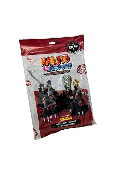 Panini Pachet de început pentru cărți de joc Naruto Shippuden Akatsuki Attack *Versiunea germană*