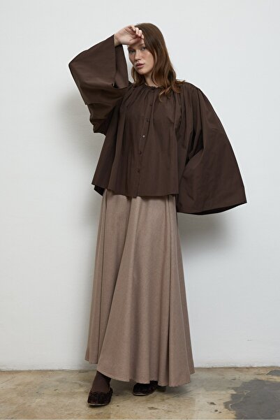 QANU Lilia Shirt Brown