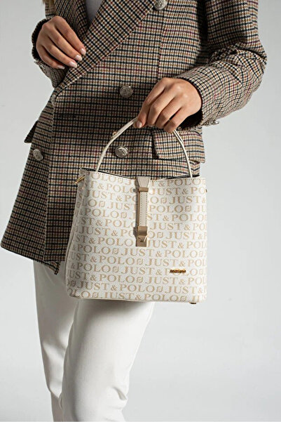 JP POLO Women's Original Just Polo 4 Compartment Luxury Hand & Shoulder Bag Shoulder Bag Size: 25X25 cm