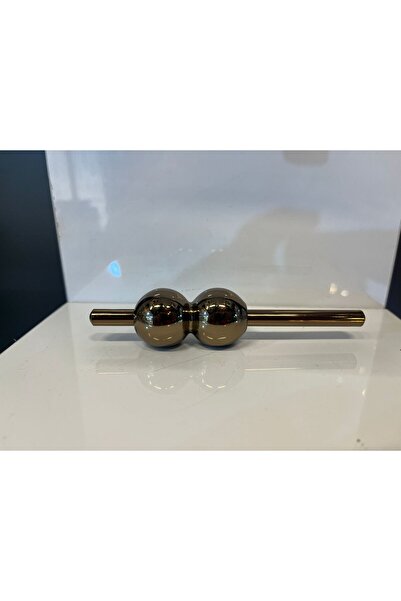 Emaks Petra Double Flat Metal Handle 32mm Bronze Cabinet Door Modern Tv Unit Drawer Furniture Nightstand Gold