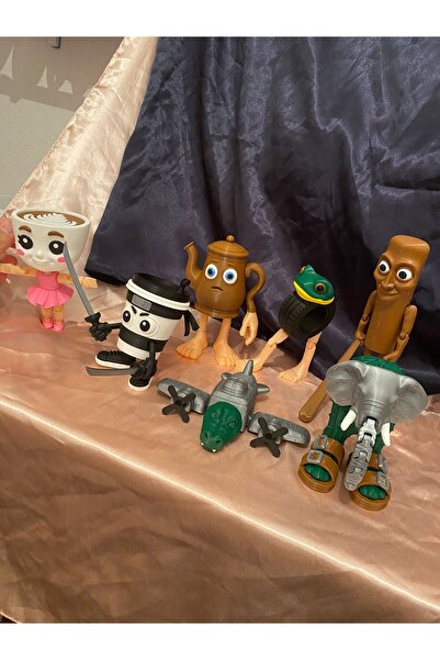 Eta3d Mega Boy 7-Piece Set Tung Sahur Ta Sahur Assassino Cappicino Riliri Doll Bombardino Brainrot Family