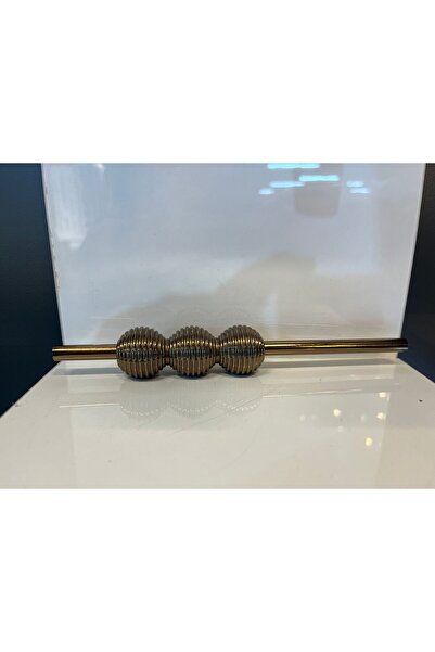 Emaks مقبض معدني مخطط من بيترا 32 مم برونزي لأبواب الخزائن ووحدات التلفاز والأدراج الحديثة وأثاث طاولة السرير