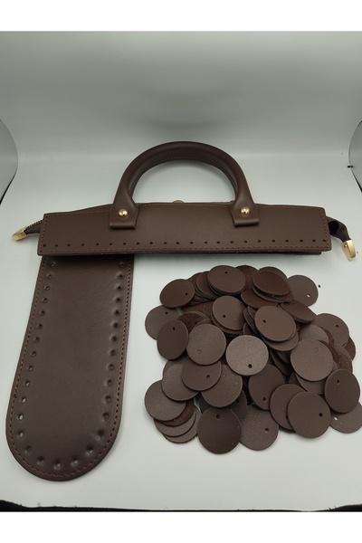 Zeyora Set de genți din piele cu paiete