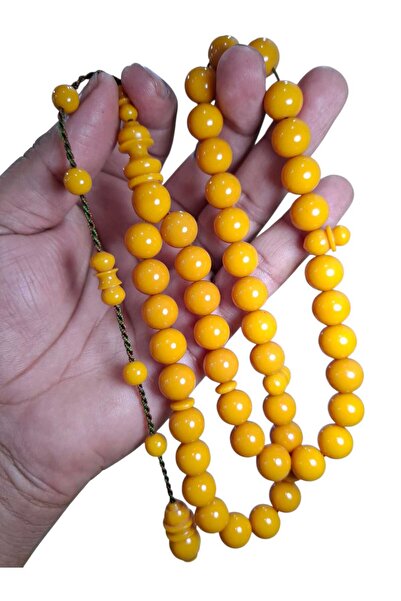 Cekke Tesbih سبحة كاتالين 12 مم بنظام شراشيب، صناعة يدوية أصلية، 45 حبة