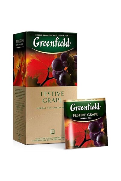 Max Greenfield Greenfield Festive Grape Herbal Tea, 25 tea bags x 2 g
