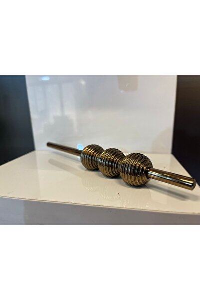 Emaks Petra Striped Metal Handle 32mm Bronze Cabinet Door Tv Unit Modern Drawer Furniture Handle Nightstand