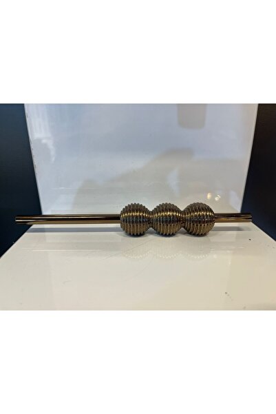 Emaks Petra Striped Metal Handle 32mm Bronze Cabinet Door Tv Unit Modern Drawer Furniture Handle Nightstand