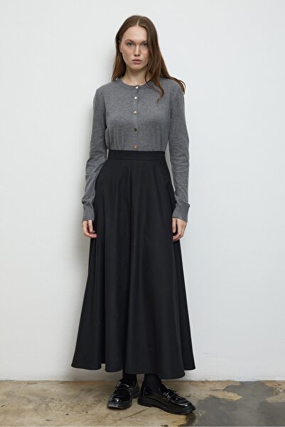 QANU Leydi Etek Siyah