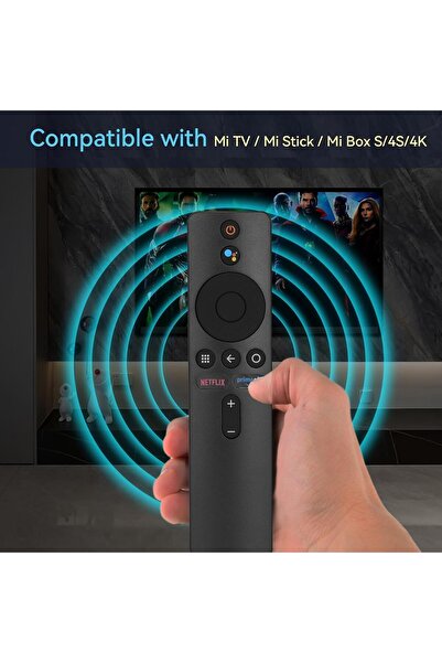 Generic Voice Remote Control Replacement for MI Smart TV Stick & MI-Box 4S 4K (Model F-8978)