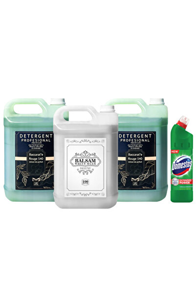 Fabrica de Detergent Pachet cu 2x Detergent Baccarat + 1x Balsam de Rufe Deluxe cu Musk Alb + Dezinfectant Toaleta Cadou