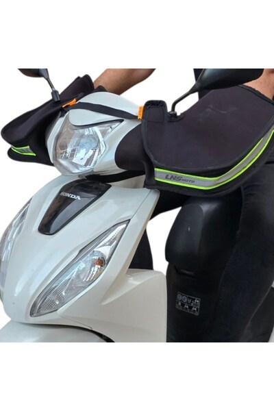 MOTOLİNAS Scooter Motorsiklet El Koruma Rüzgarlık Ve Diz Örtüsü Rüzgarlık Seti Termal Ürün