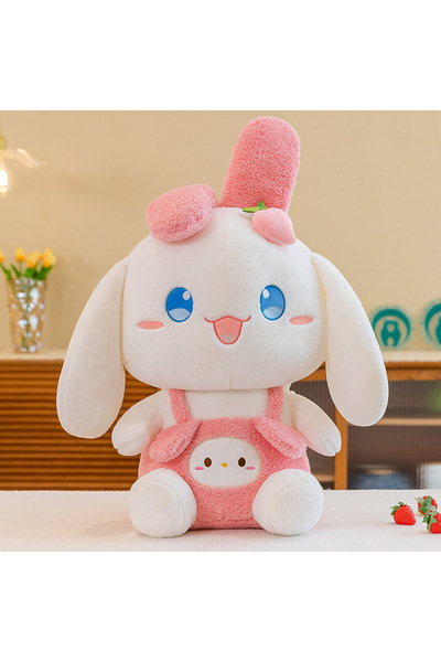 Techmarketi Sevimli tavşan peluş oyuncak ithal kumaş birinci kalite