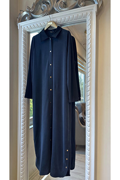 Invee Snap Closure Cap - Navy Blue