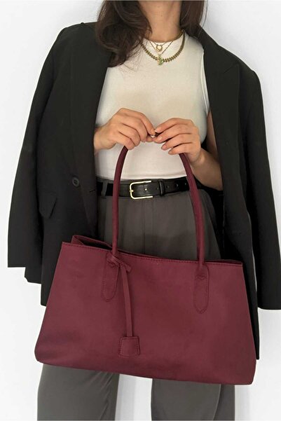 Yuka Atelier Lyon Süet Tote Çanta