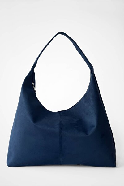 Yuka Atelier Süet Laura Salaş Görünümlü ve Geniş Hacimli Suni Deri Kadın Shop...